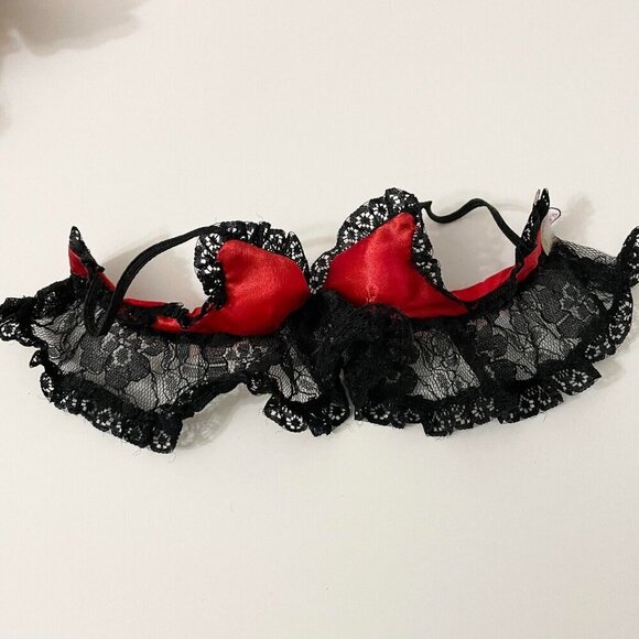 Vintage Russ Troll Doll Red Hot With Lingerie 7 Inch Tall Toy Stains - Picture 16 of 16